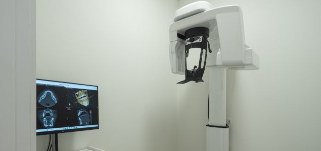radiografía para estudio de prótesis dentales